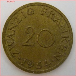 Saarland KM 2-1954 voor